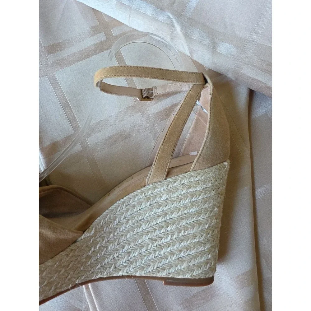Kate Spade New York Women's Tianna Toe Knotted Bow Espadrille Wedge Sandals - 8B - Picture 12 of 14